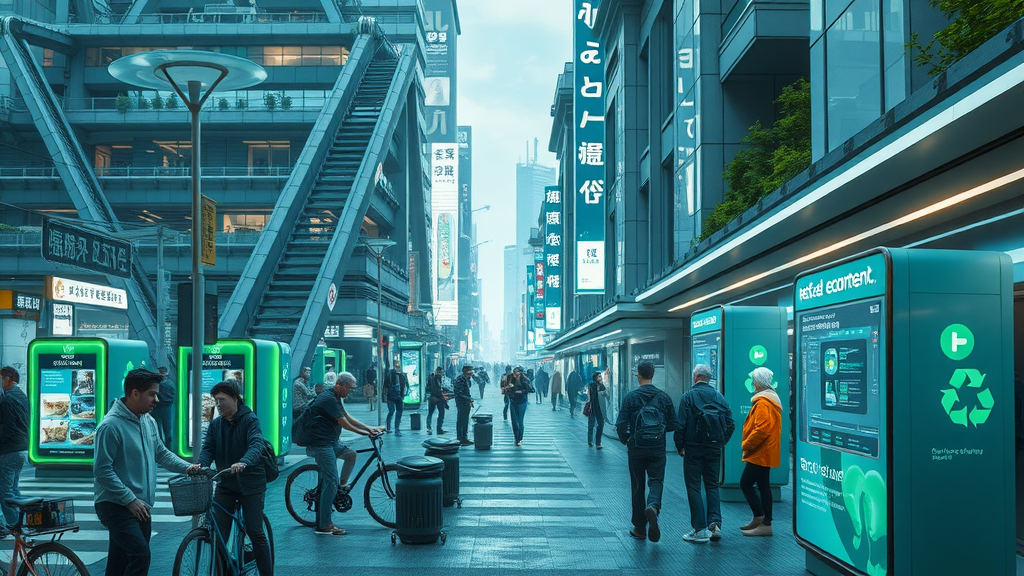zero waste practices circular economy smart city shared goods recycling